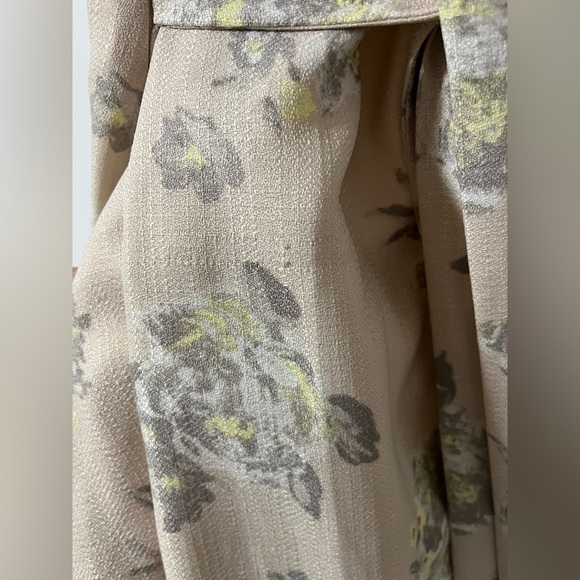 NICE CLAUP Peach Beige Floral Mini Dress - Picture 7 of 8